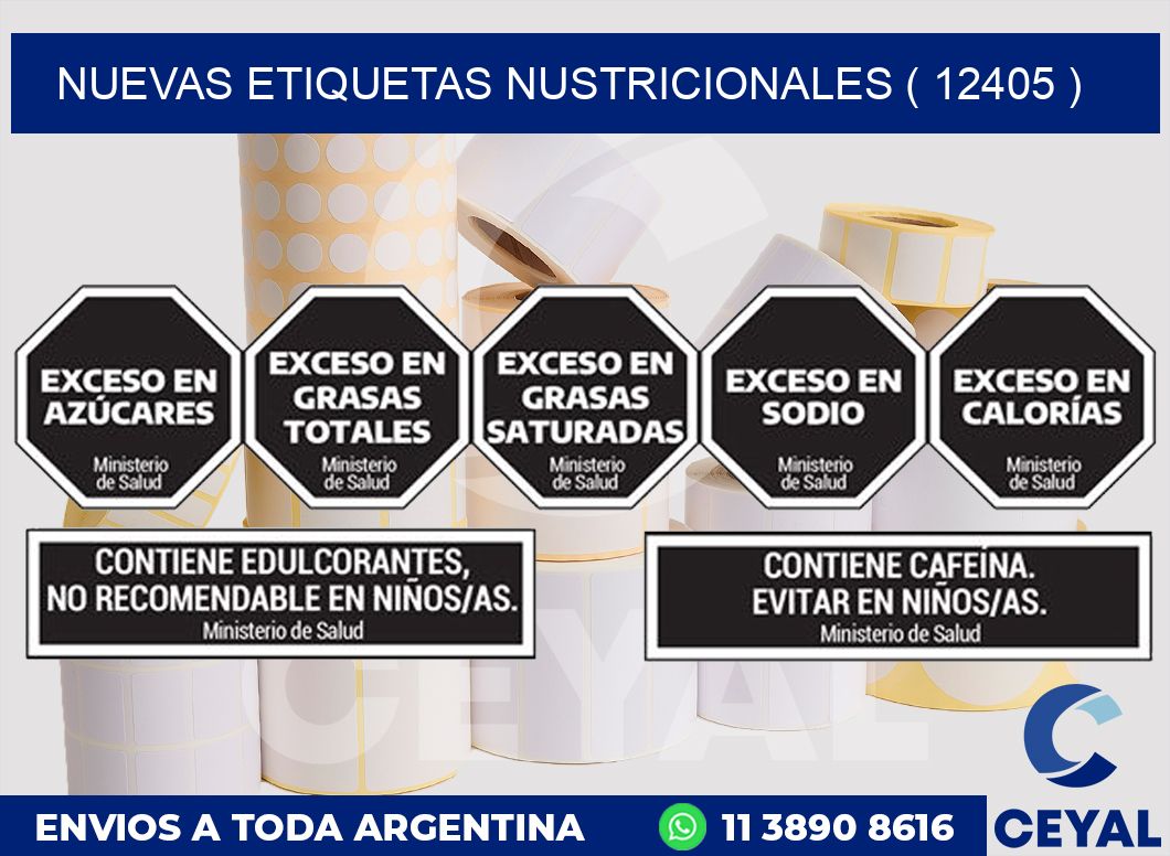NUEVAS ETIQUETAS NUSTRICIONALES ( 12405 )