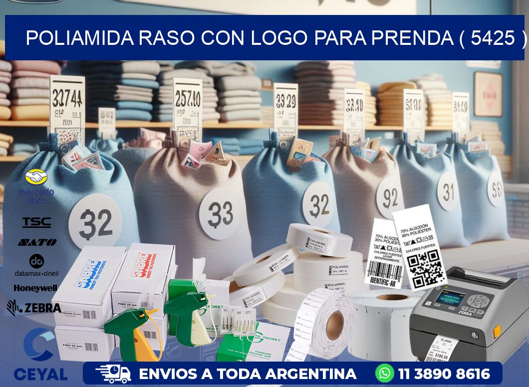 POLIAMIDA RASO CON LOGO PARA PRENDA ( 5425 )