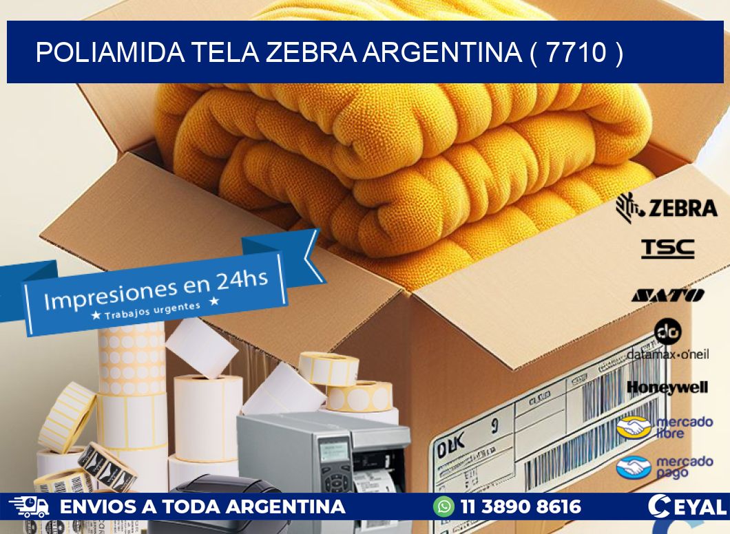 POLIAMIDA TELA ZEBRA ARGENTINA ( 7710 )