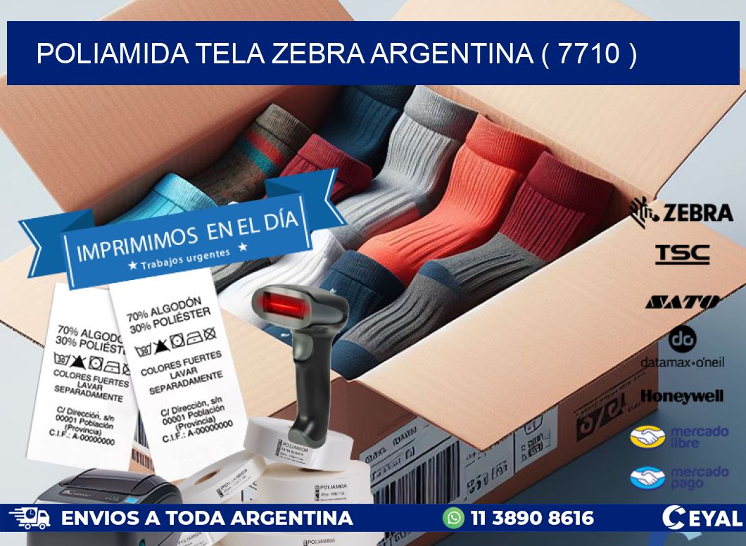 POLIAMIDA TELA ZEBRA ARGENTINA ( 7710 )