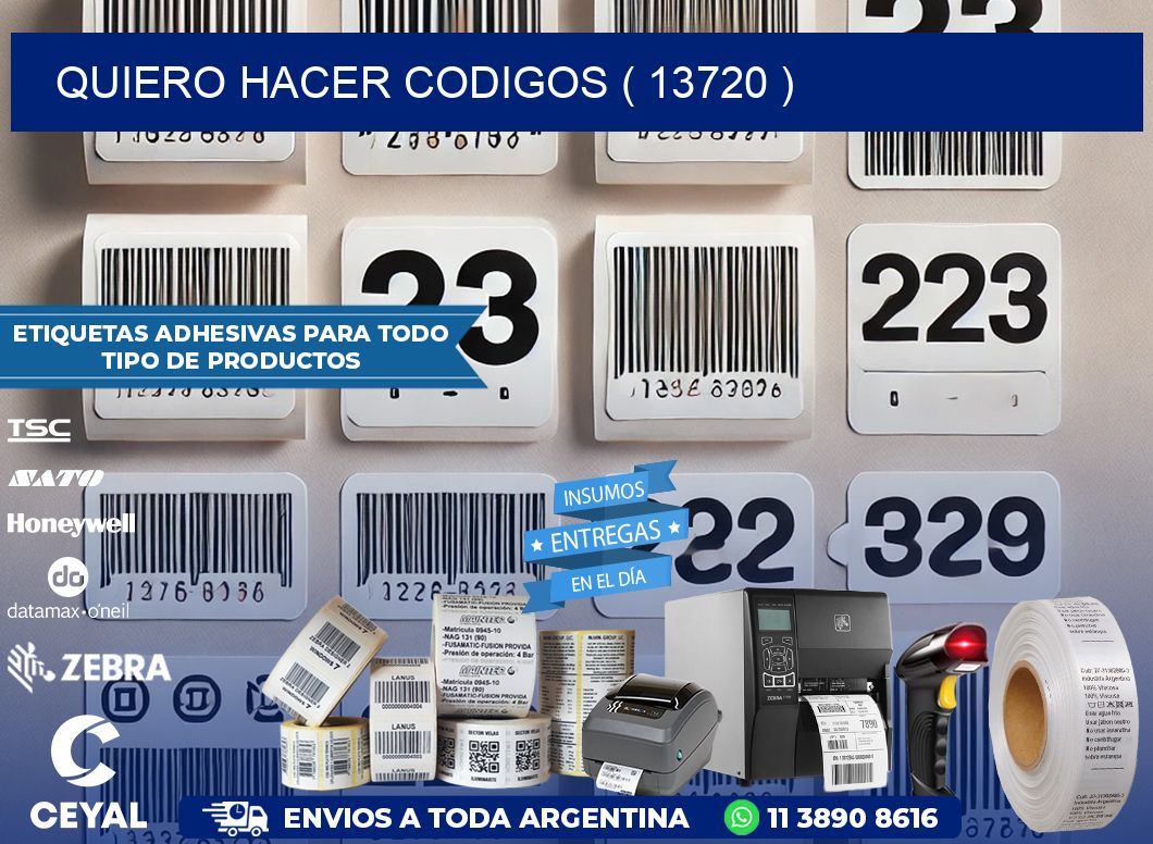 QUIERO HACER CODIGOS ( 13720 )