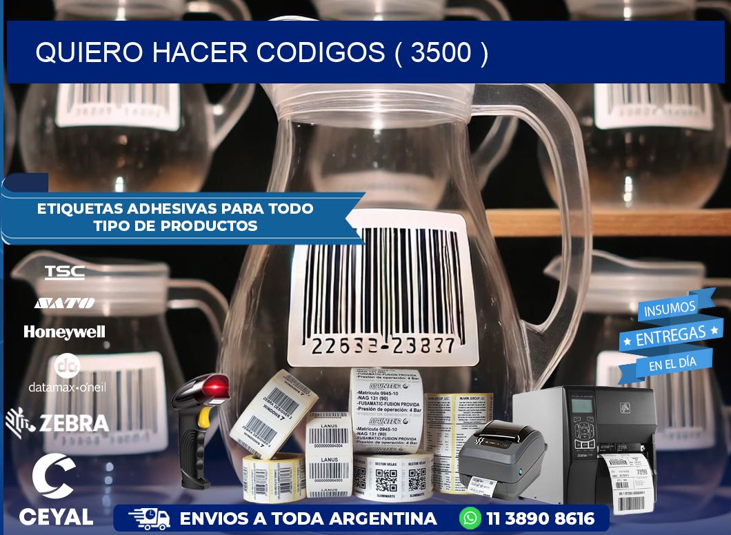 QUIERO HACER CODIGOS ( 3500 )