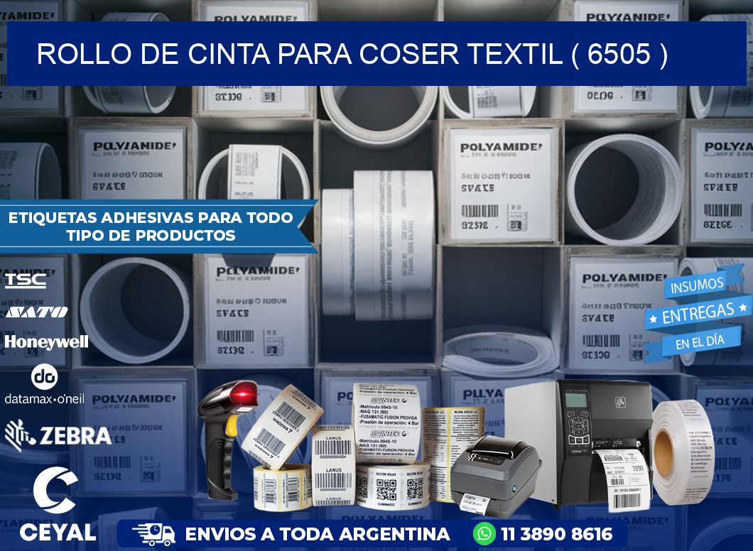 ROLLO DE CINTA PARA COSER TEXTIL ( 6505 )
