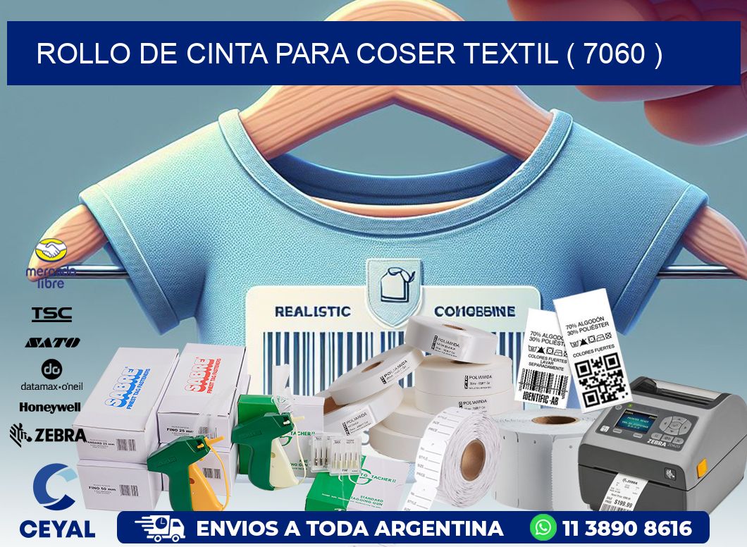 ROLLO DE CINTA PARA COSER TEXTIL ( 7060 )