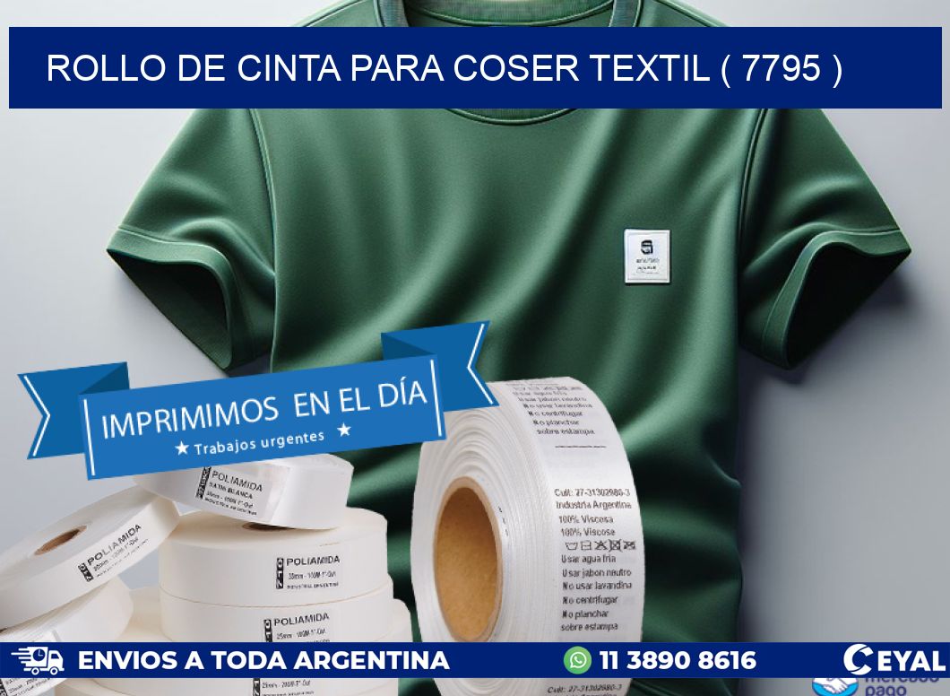 ROLLO DE CINTA PARA COSER TEXTIL ( 7795 )