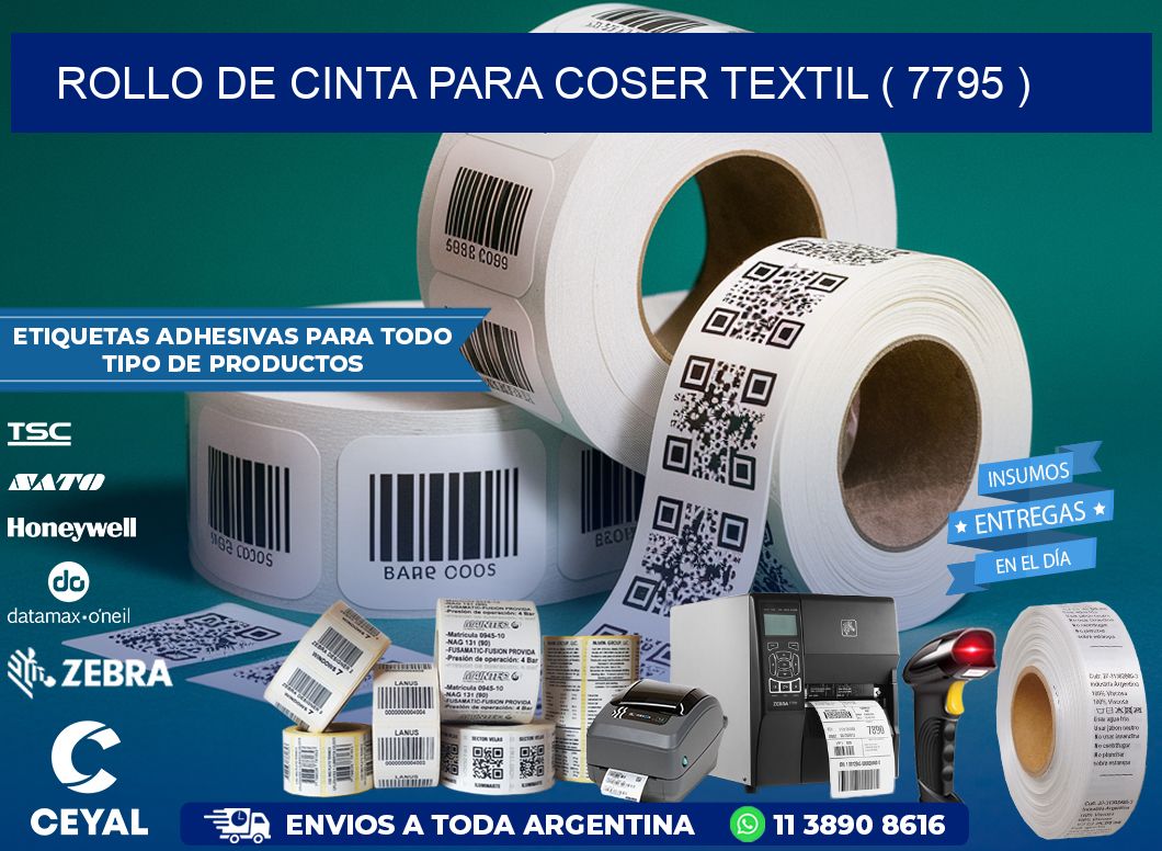 ROLLO DE CINTA PARA COSER TEXTIL ( 7795 )