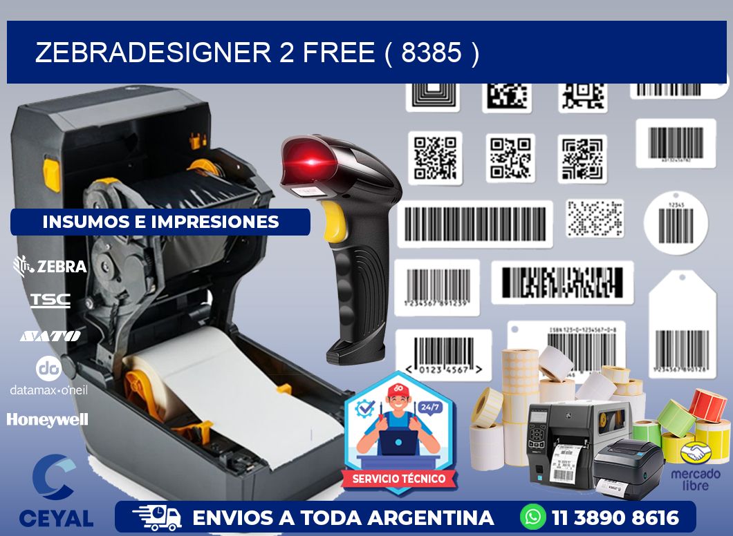 ZEBRADESIGNER 2 FREE ( 8385 )