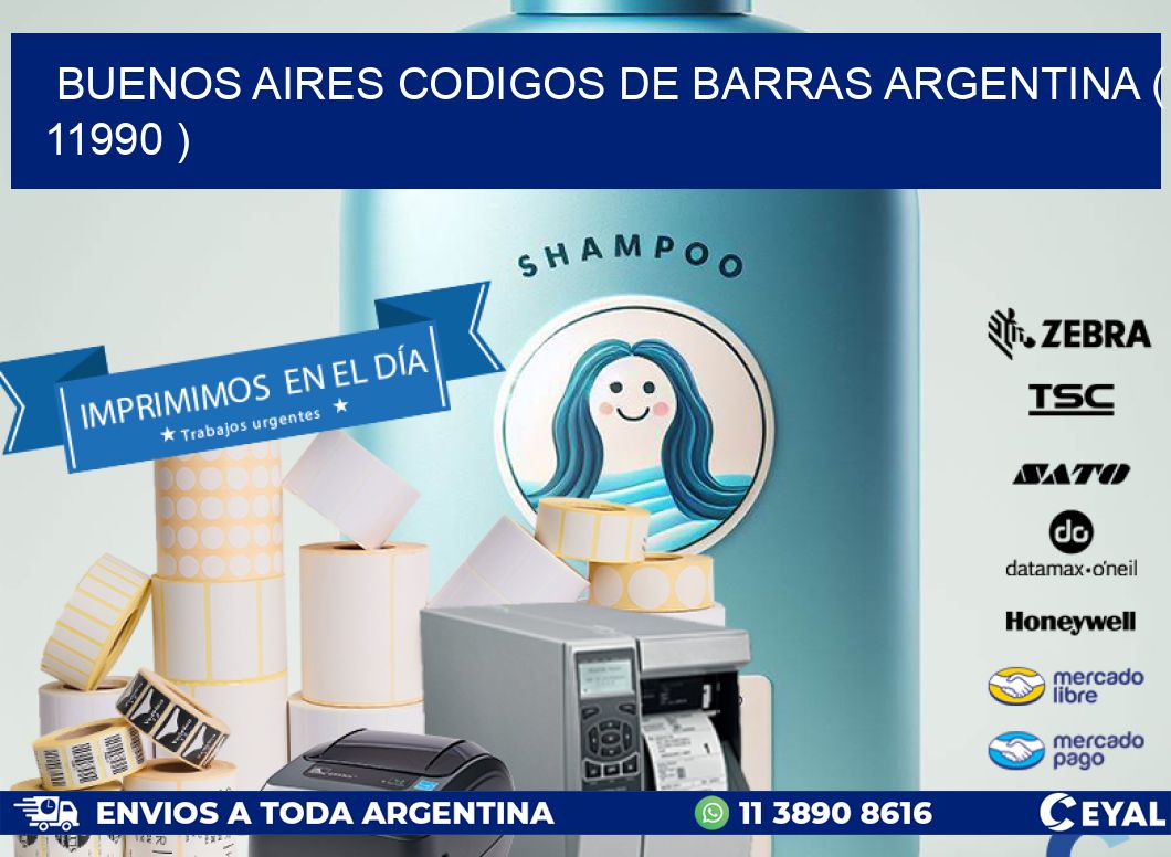 buenos aires codigos de barras argentina ( 11990 )