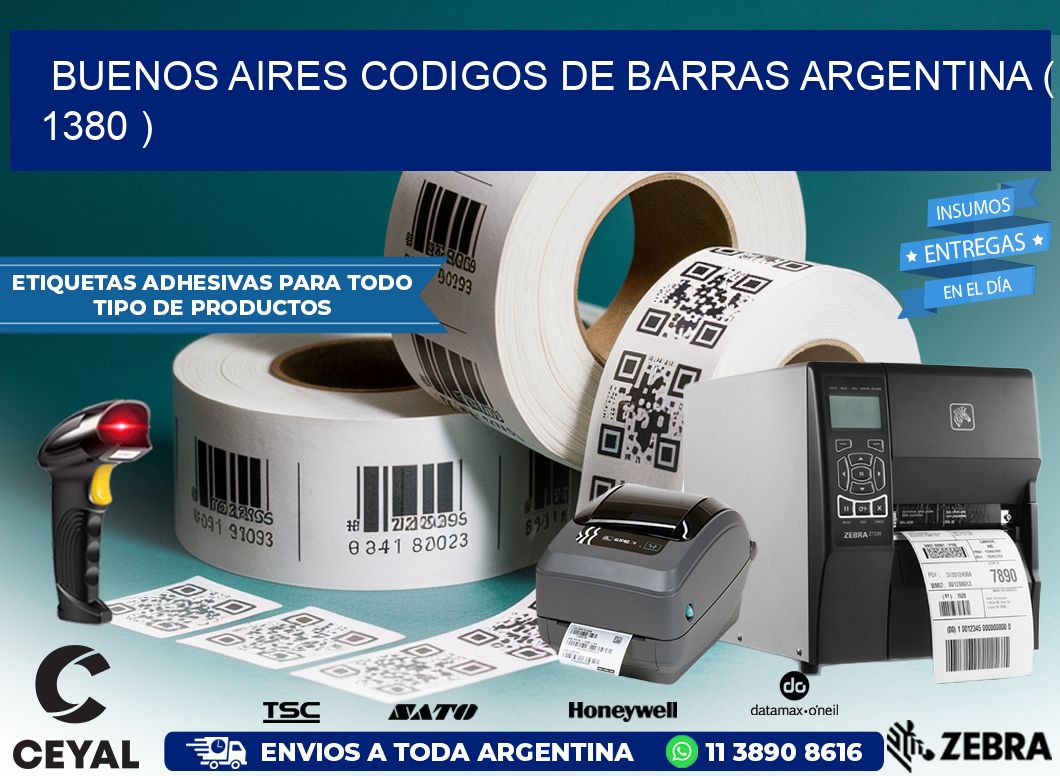 buenos aires codigos de barras argentina ( 1380 )