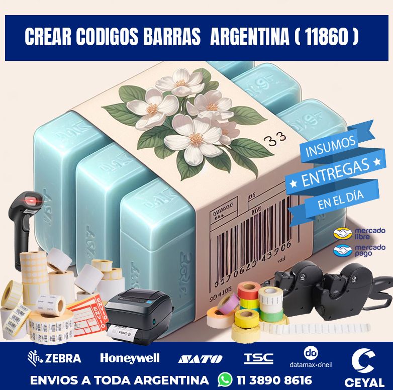 crear codigos barras  argentina ( 11860 )