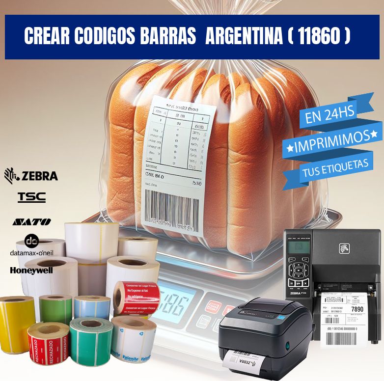 crear codigos barras  argentina ( 11860 )