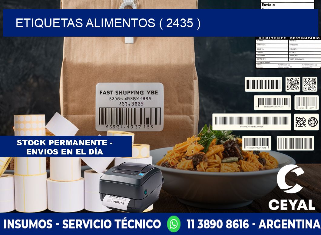 etiquetas alimentos ( 2435 )