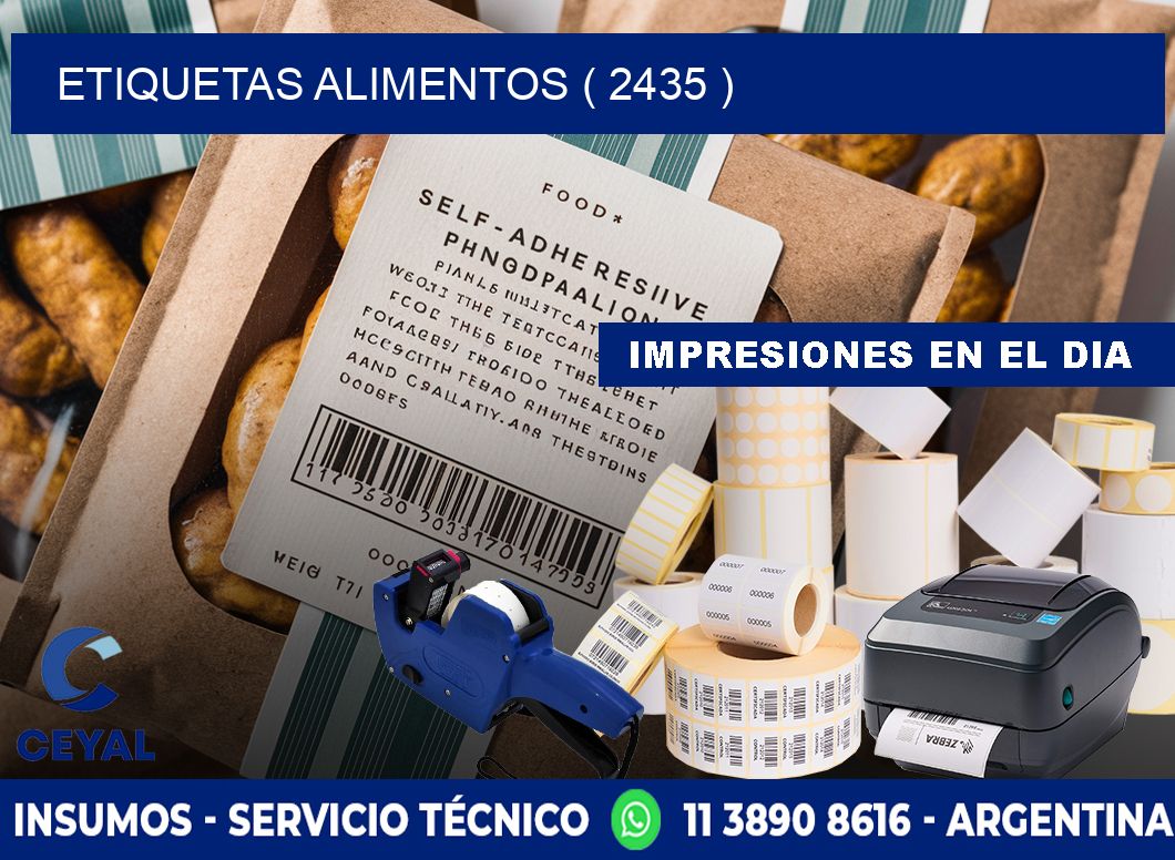 etiquetas alimentos ( 2435 )