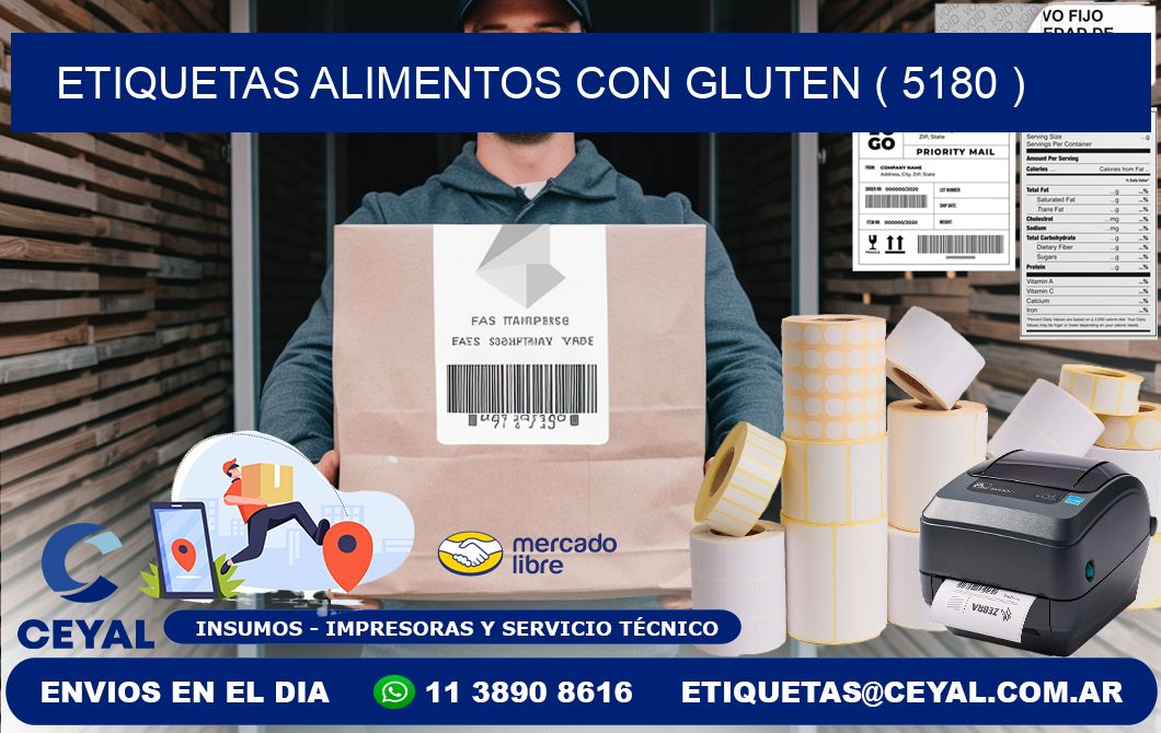 etiquetas alimentos con gluten ( 5180 )