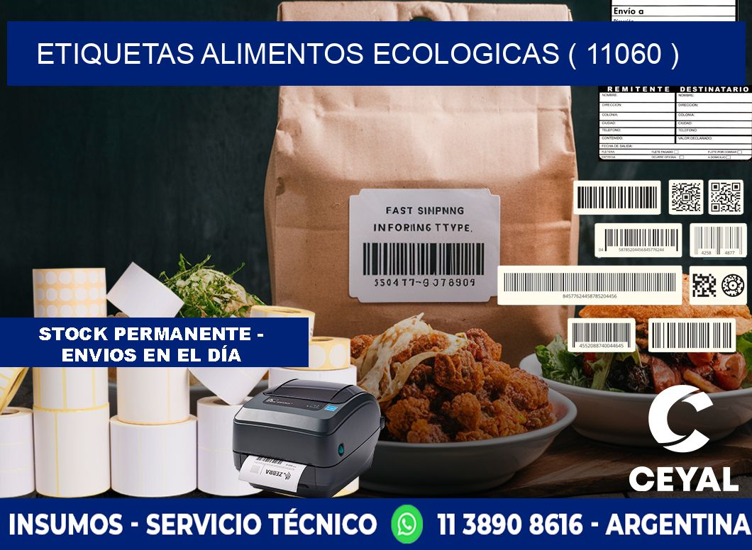 etiquetas alimentos ecologicas ( 11060 )
