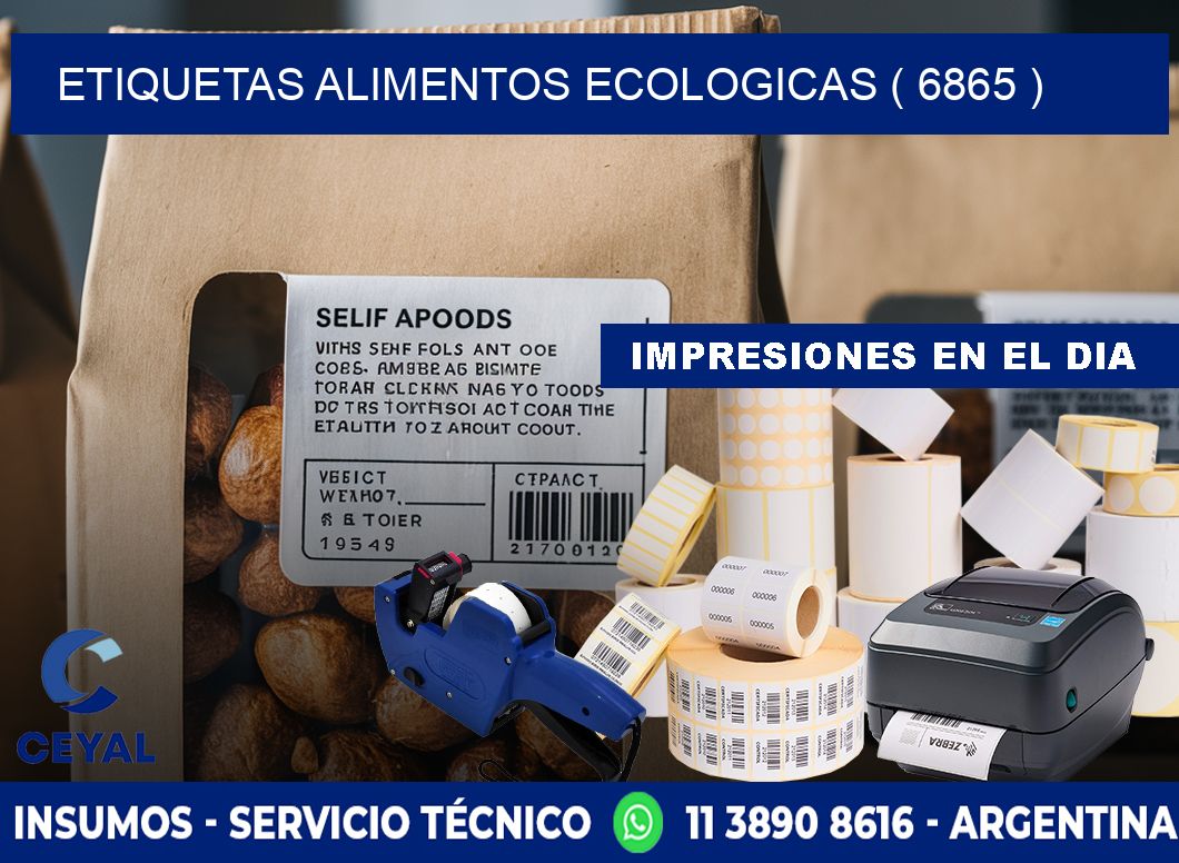 etiquetas alimentos ecologicas ( 6865 )