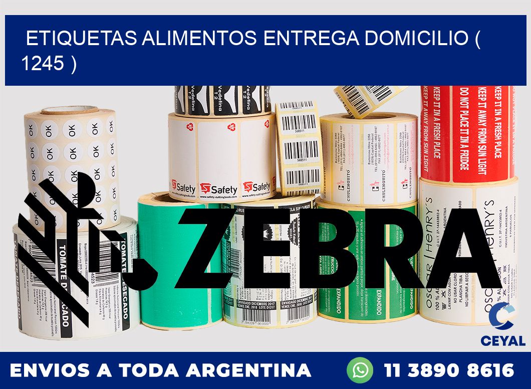 etiquetas alimentos entrega domicilio ( 1245 )