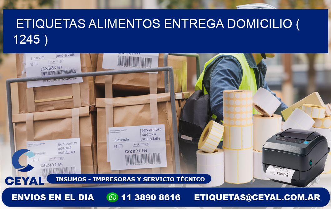 etiquetas alimentos entrega domicilio ( 1245 )