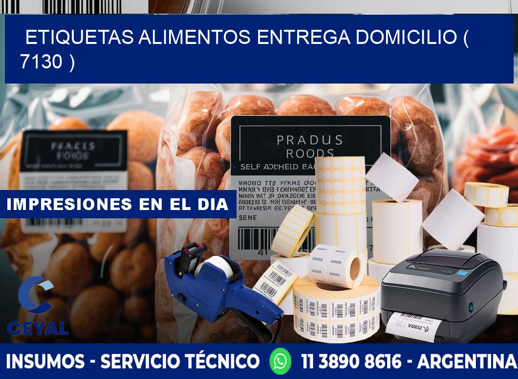 etiquetas alimentos entrega domicilio ( 7130 )