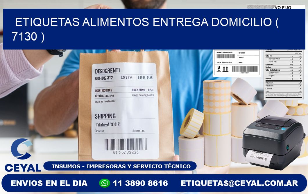 etiquetas alimentos entrega domicilio ( 7130 )
