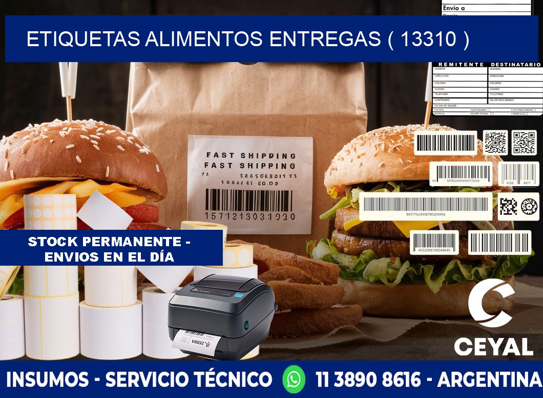 etiquetas alimentos entregas ( 13310 )