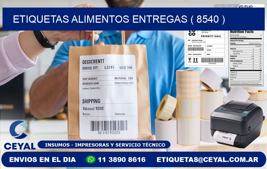 etiquetas alimentos entregas ( 8540 )