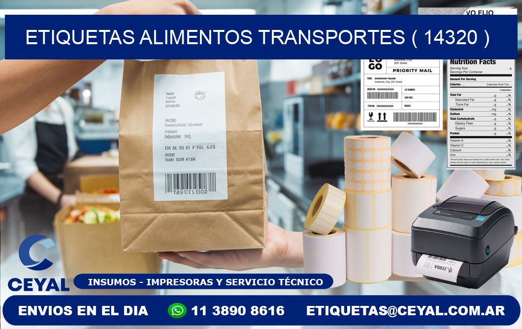 etiquetas alimentos transportes ( 14320 )