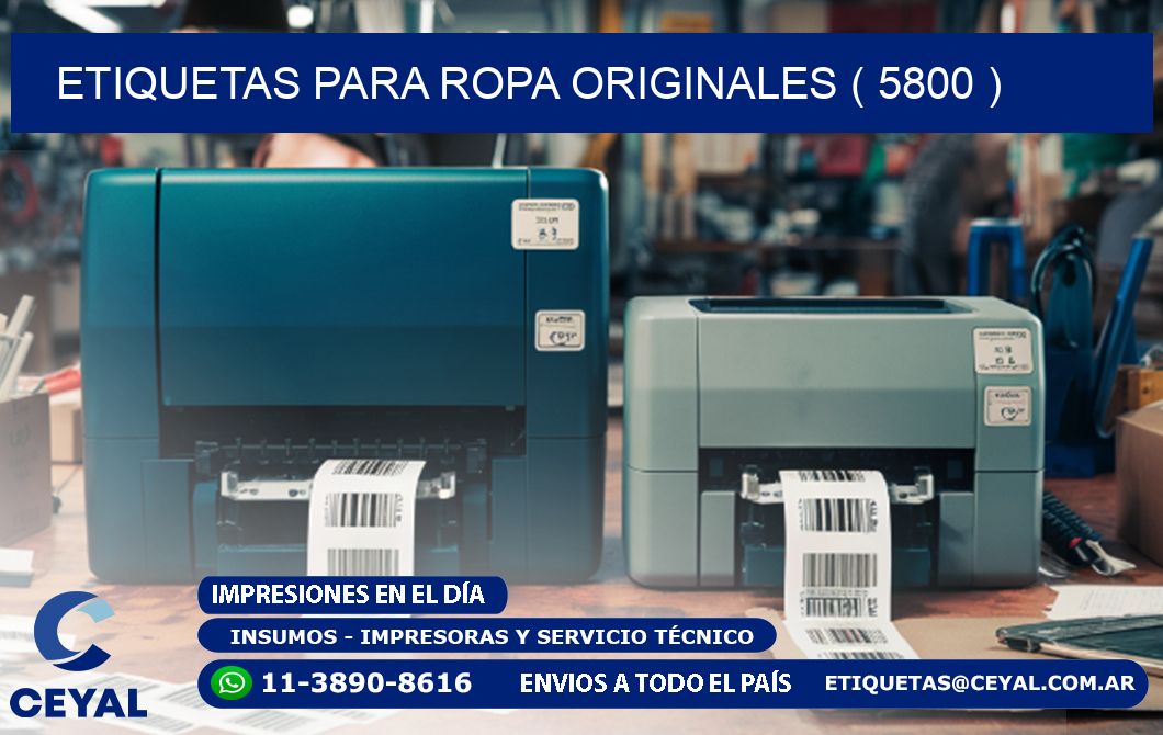 etiquetas para ropa originales ( 5800 )