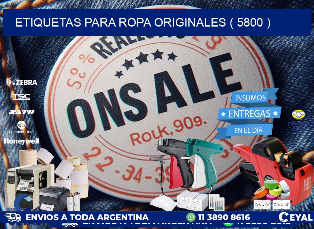 etiquetas para ropa originales ( 5800 )