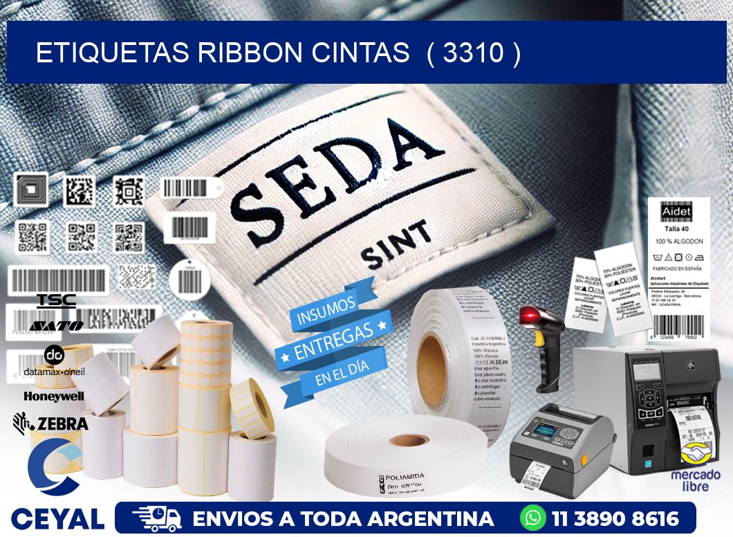 etiquetas ribbon cintas  ( 3310 )
