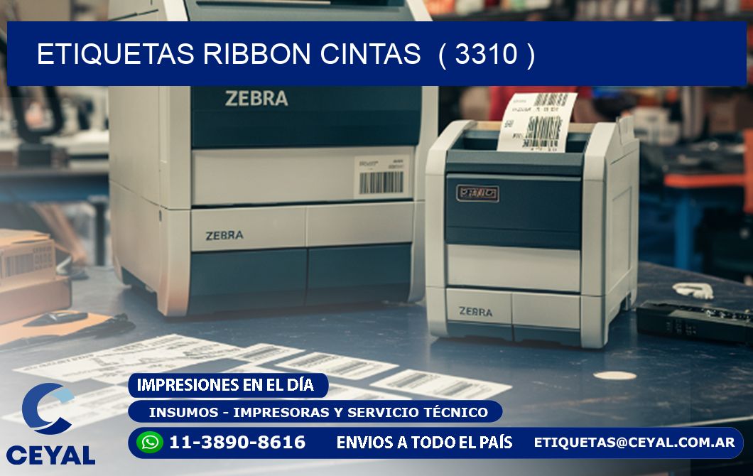 etiquetas ribbon cintas  ( 3310 )