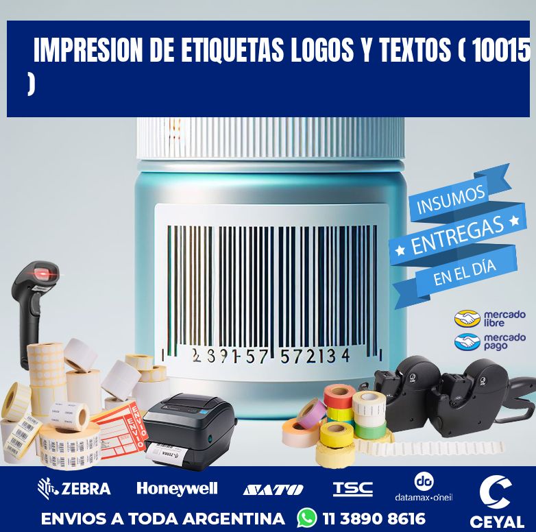 impresion de etiquetas logos y textos ( 10015 )