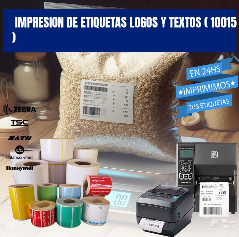 impresion de etiquetas logos y textos ( 10015 )