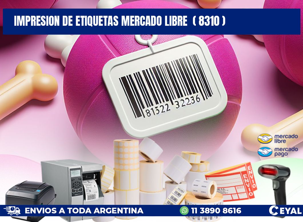 impresion de etiquetas mercado libre  ( 8310 )