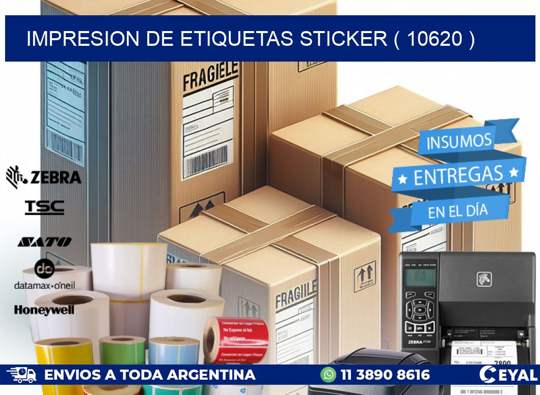 impresion de etiquetas sticker ( 10620 )