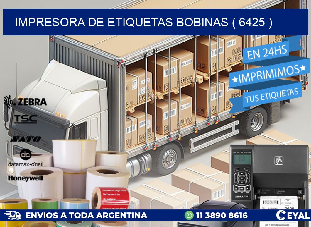 impresora de etiquetas bobinas ( 6425 )