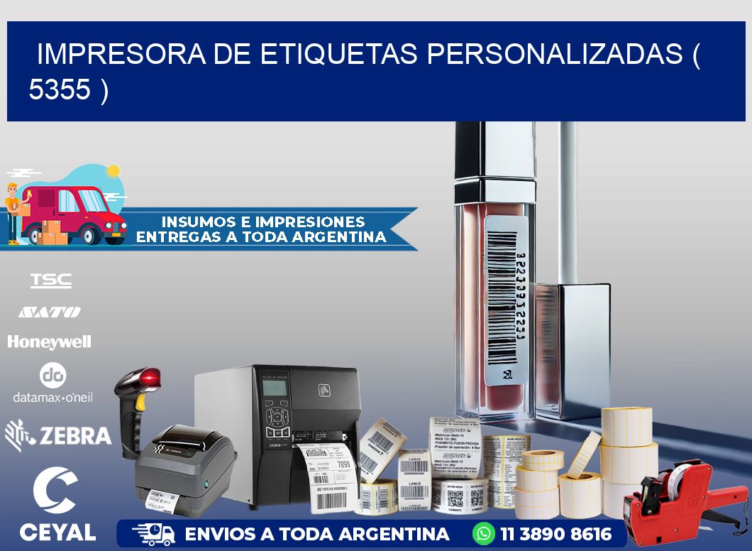 impresora de etiquetas personalizadas ( 5355 )