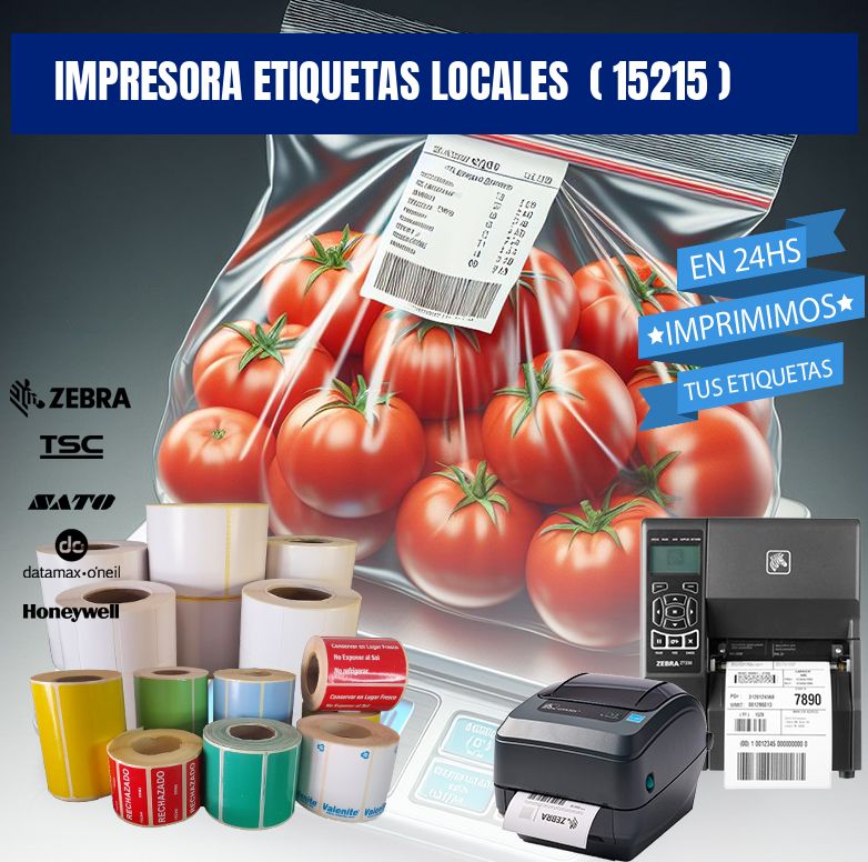 impresora etiquetas locales  ( 15215 )