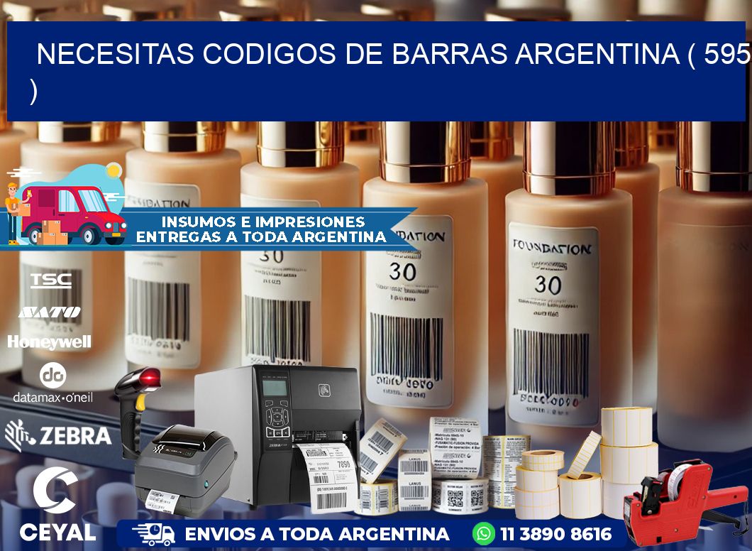 necesitas codigos de barras argentina ( 595 )