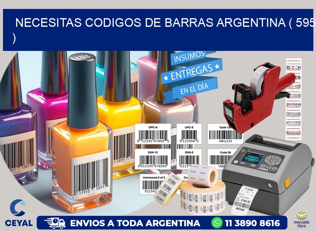 necesitas codigos de barras argentina ( 595 )