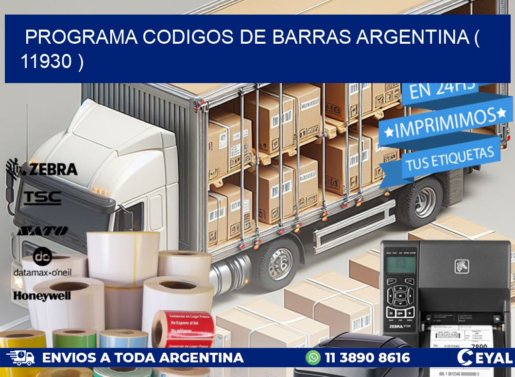 programa codigos de barras argentina ( 11930 )