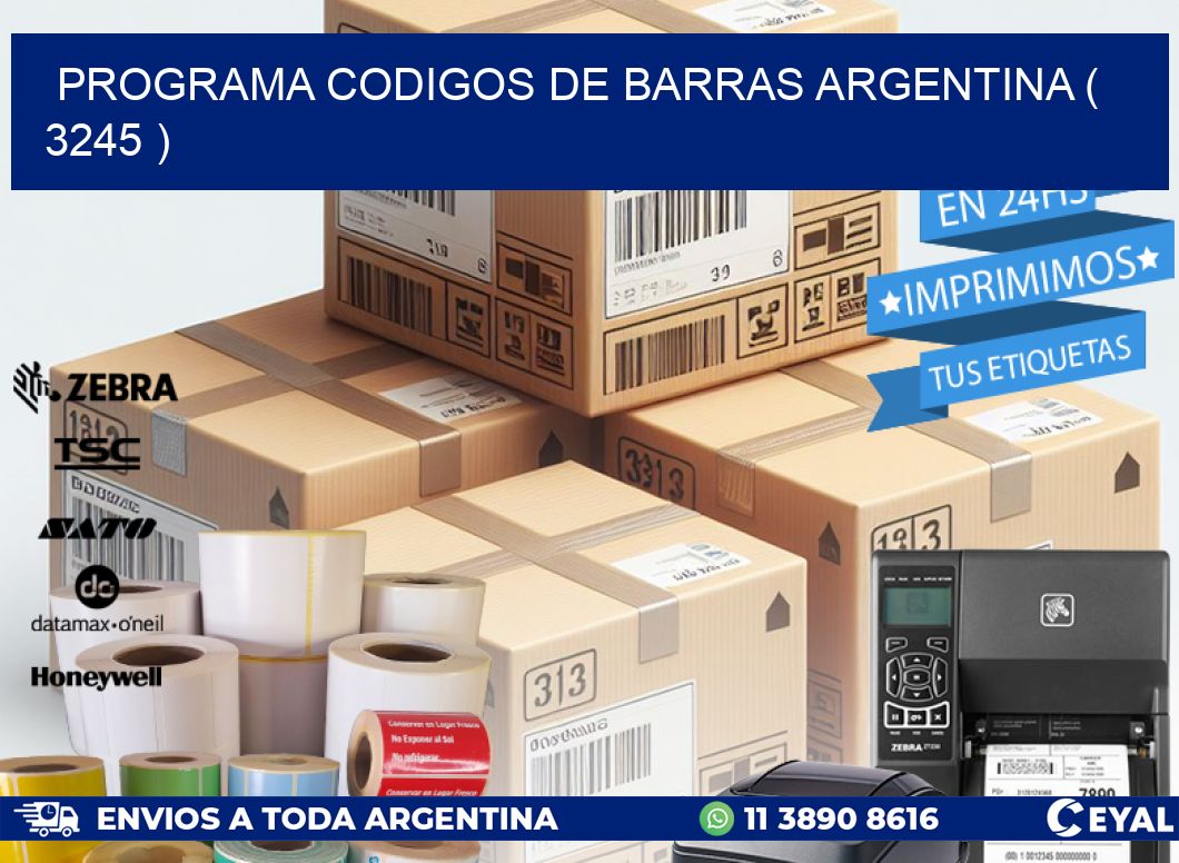 programa codigos de barras argentina ( 3245 )