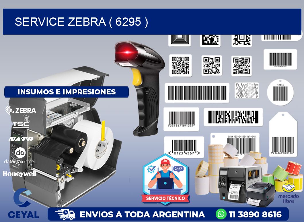 service zebra ( 6295 )