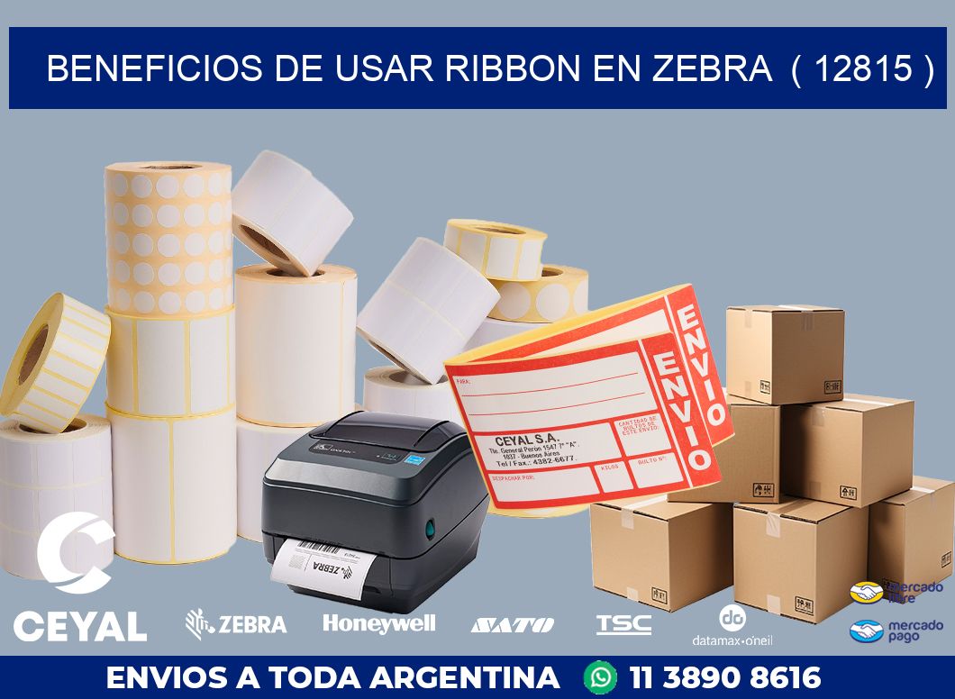 BENEFICIOS DE USAR RIBBON EN ZEBRA  ( 12815 )