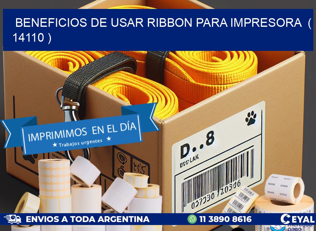 BENEFICIOS DE USAR RIBBON PARA IMPRESORA  ( 14110 )