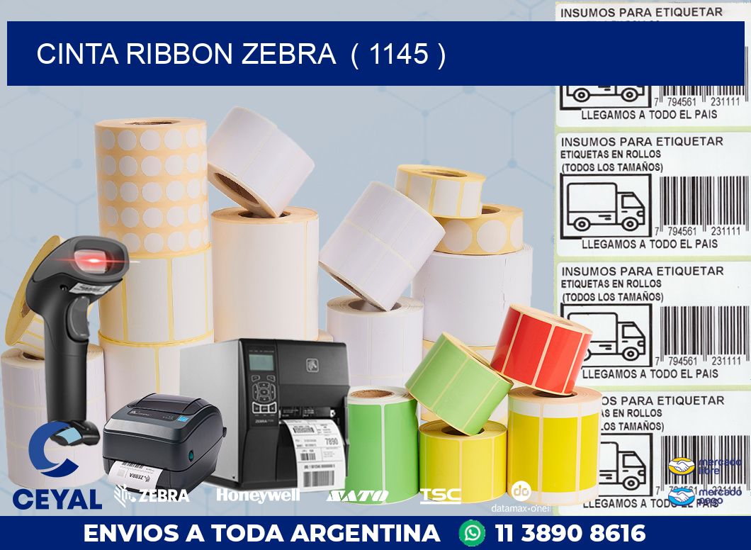 CINTA RIBBON ZEBRA  ( 1145 )