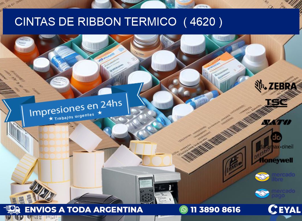 CINTAS DE RIBBON TERMICO  ( 4620 )