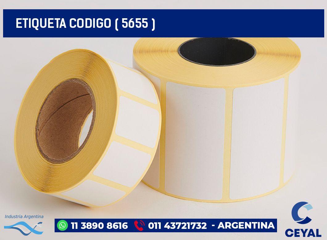 ETIQUETA CODIGO ( 5655 )