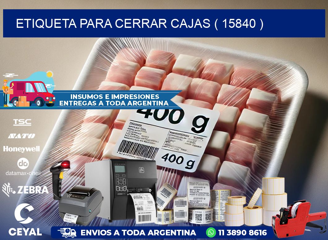 ETIQUETA PARA CERRAR CAJAS ( 15840 )