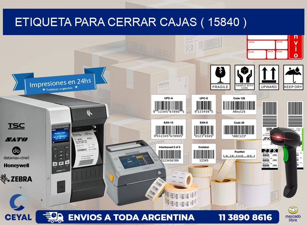 ETIQUETA PARA CERRAR CAJAS ( 15840 )